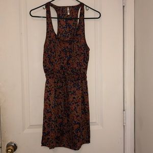 Multicolor silky dress